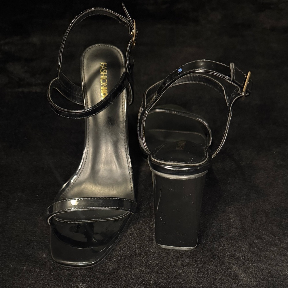 Fashion Nova Classic Black Heels